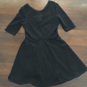 Sleeved Black Dress